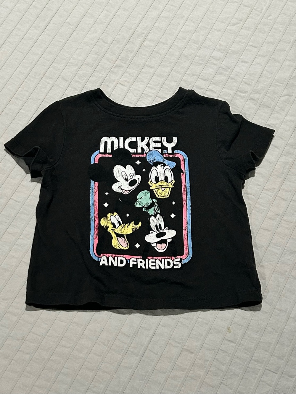 Old Navy Black Mickey and Friends Graphic Tee